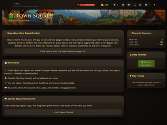 Idleor - Medieval Multiplayer Idle Adventure Image