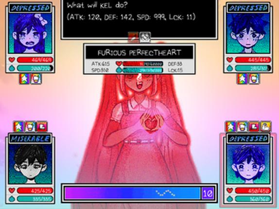 OMORI HEARTDUO BATTLE screenshot