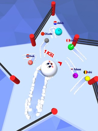 Snow Roll.io screenshot