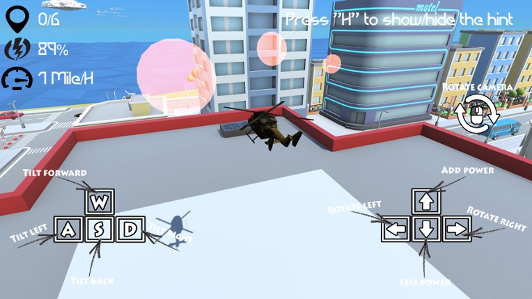 Unmanned helicopter screenshot