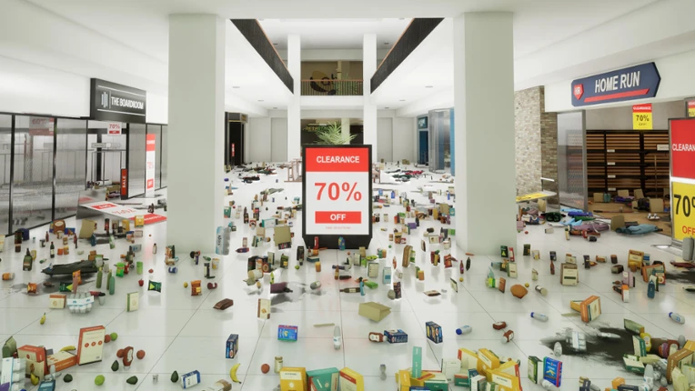 Black Friday Janitor: Clean the Whole Mall screenshot