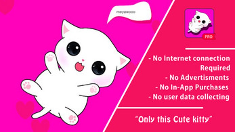 My Cute Kitty 2019 Pro, Virtual Cat game for Kids Image