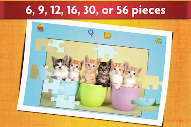 Cats Jigsaw Puzzle Game Kids screenshot