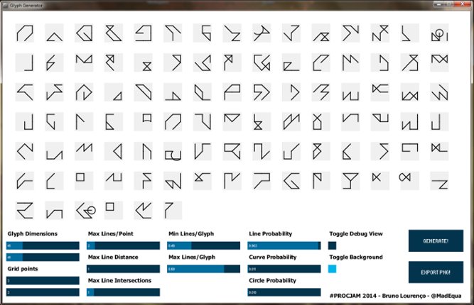 Glyph Generator Game Cover