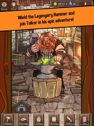 Medieval Clicker Blacksmith screenshot