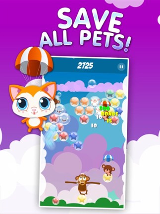 Pets Pop - Bubbles Popping Shooter screenshot