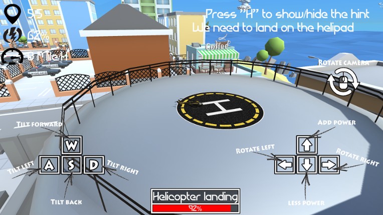 Unmanned helicopter screenshot