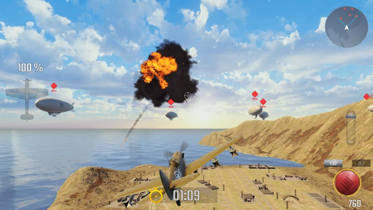 WWII AIRPLANE FIGHT - Battle War Squad screenshot