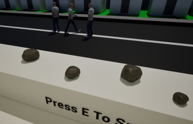 Assault People With Rocks Simulator screenshot