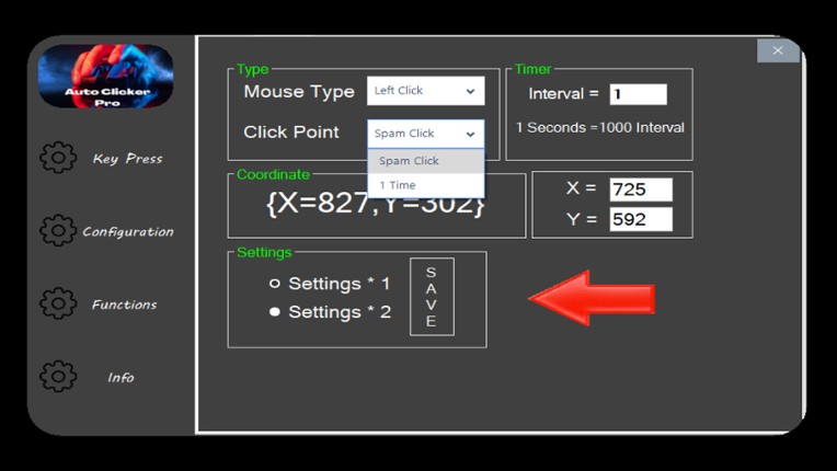 Auto Clicker Pro screenshot