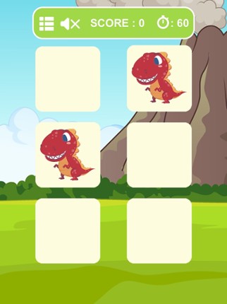 Dinosaur Memory Matching Games for Kids screenshot