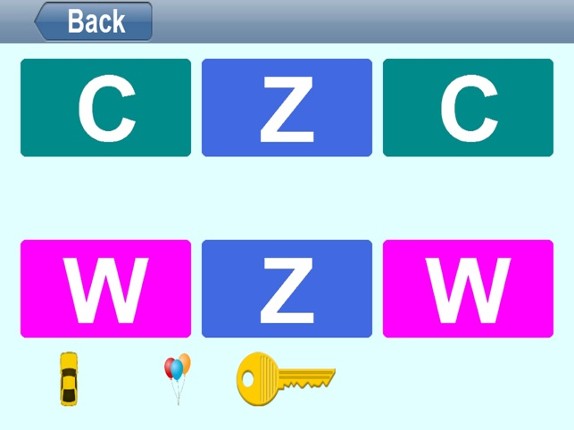 English Letters Numbers Colors screenshot