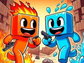 Fire and Water Blockman Image