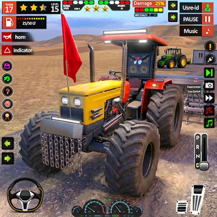 Tractor Farm Simulator Game 3D Image