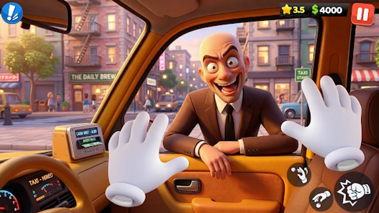 Taxi Driver: Crazy City Game screenshot