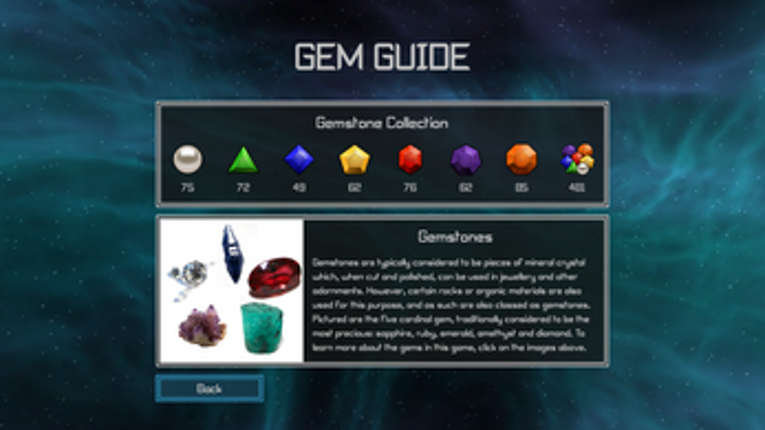Gemology screenshot