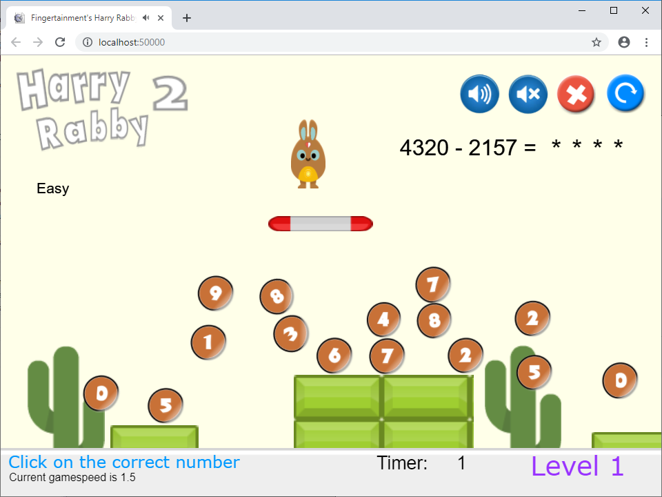 Games like HarryRabby2 Subtracting very large numbers FREE