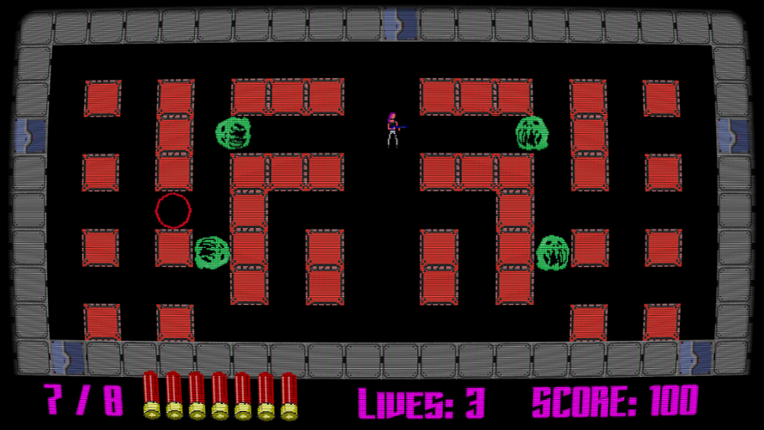 Girl With A Lazer Shotgun screenshot
