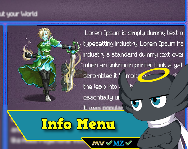 Games like Hakuen Studio Info Menu for RPG Maker MV-MZ