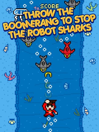 Little Brave Hero Boy : Invincible Deep Blue Sea World Savior Image