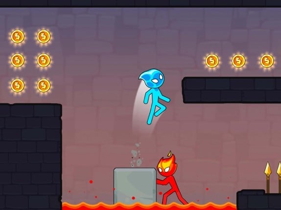 Stick Red boy and Blue girl screenshot