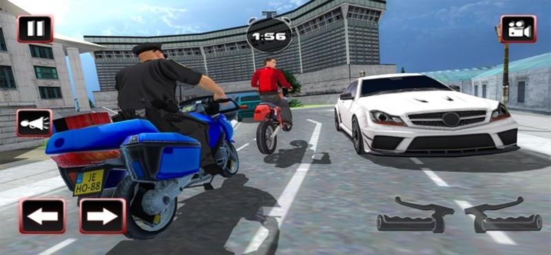 Traffic Cop Motorbike Rider 3D screenshot