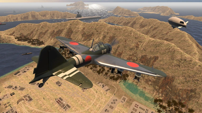 WWII AIRPLANE FIGHT - Battle War Squad Image