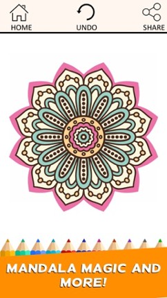 Adult Coloring Book Color Therapy Pages Stress screenshot