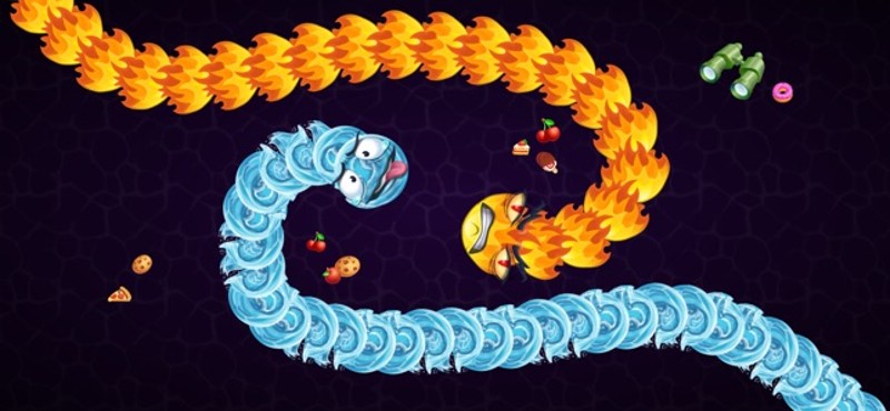 Amaze Snake: Gradient io Worms Image