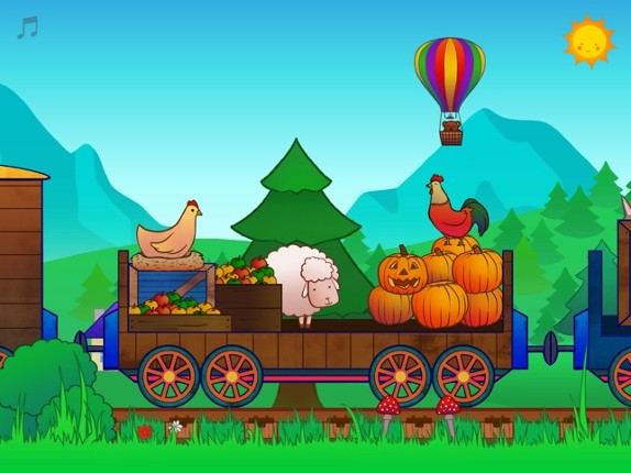 Animal Train for Toddlers screenshot