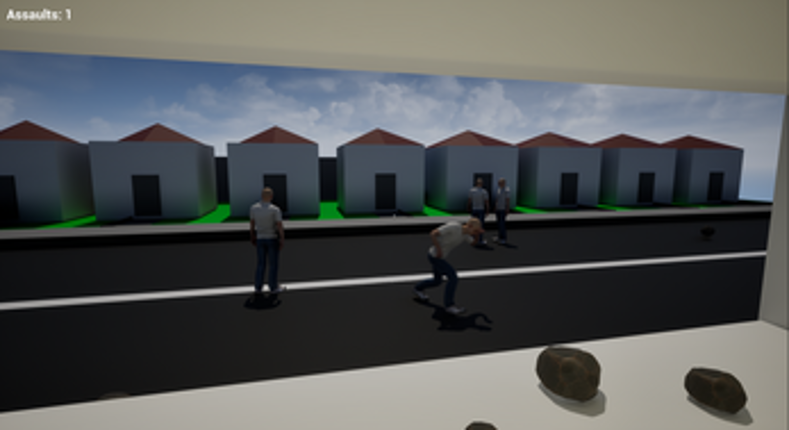 Assault People With Rocks Simulator Image