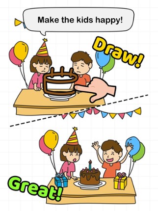 Brain Draw - Draw one part screenshot