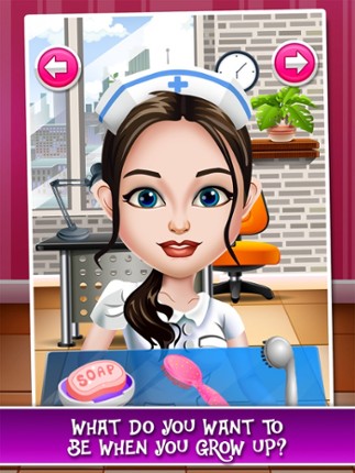 Career Beauty Salon Makeover - nurse fashion dress up &amp; chef spa girl games! screenshot