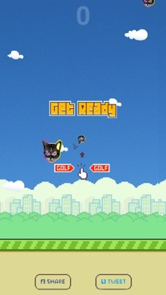Flying Tron Cat Image