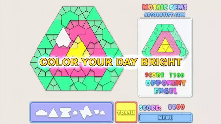 Mosaic Gems: Jigsaw Puzzle Image