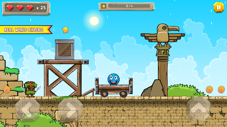 Blue Ball 11: Bounce Adventure screenshot