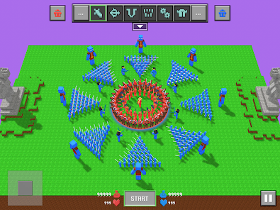 Blocky Ragdoll Battle screenshot