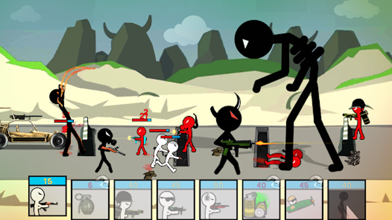 Stick Man Trenches: World War screenshot