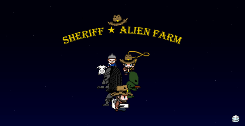 Sheriff x Alien Farm Game Cover