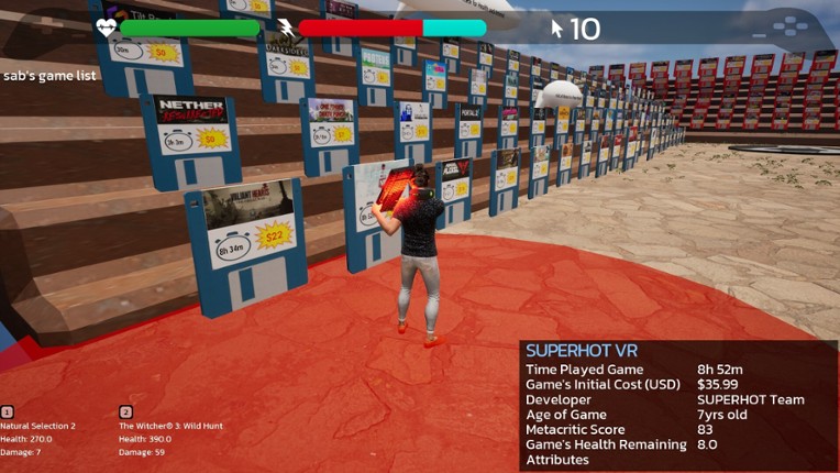 Game Quest: The Backlog Battler screenshot