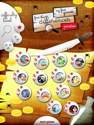 My First Find the Differences Game: Pirates - Free App for Kids and Toddlers - Games and Apps for Kid, Toddler screenshot