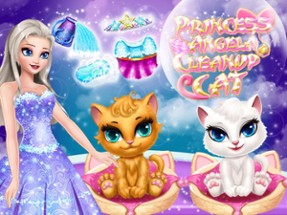 Princess Angela Clean up Cat Image