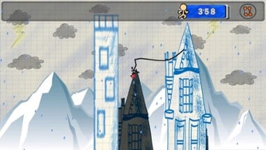 Stick-man Swing Adventure: Tight Rope And Fly Image