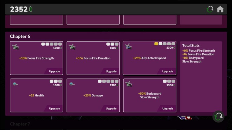 UPGRADES & ENEMIES screenshot