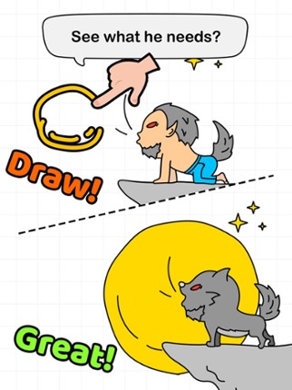 Brain Draw - Draw one part screenshot