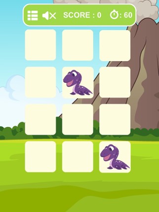 Dinosaur Memory Matching Games for Kids screenshot