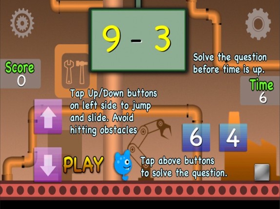 Easy Monster Math Master : Addition and Subtraction Free Game screenshot