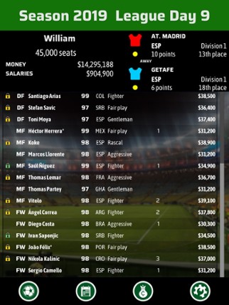 Elifoot 19 screenshot