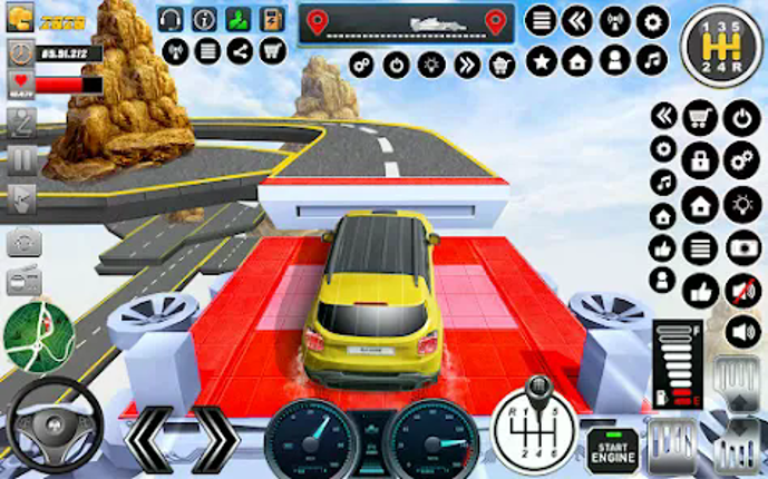 Mountain Climb Drive Car Game screenshot