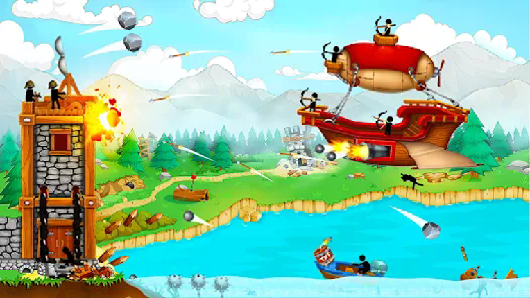 The Catapult: Stickman Pirates screenshot